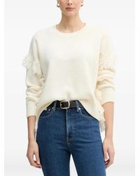 Benetton - Fringed Sweater - Lyst