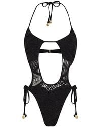 Amir Slama - X Jade Picon Cut-Out Tie Swimsuit - Lyst