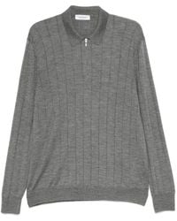 Gran Sasso - ジップネック ポロシャツ - Lyst