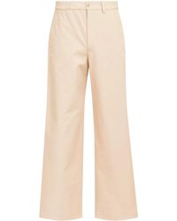 MM6 by Maison Martin Margiela - Wide-leg Gabardine Trousers - Lyst