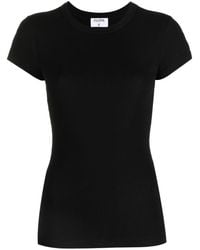 Filippa K - Ribbed-knit Short-sleeved T-shirt - Lyst