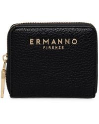 ERMANNO FIRENZE - Logo-Plaque Pebbled Wallet - Lyst
