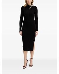 Guess - Priscilla Button-Detail Midi Dress - Lyst