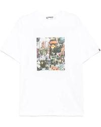 A Bathing Ape - Bape Flyer-Printed T-Shirt - Lyst