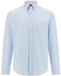 BOGGI - Oxford Cotton Shirt - Lyst