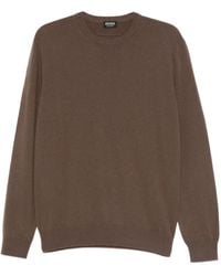 ZEGNA - Trui Met Ronde Hals En Lange Mouwen - Lyst
