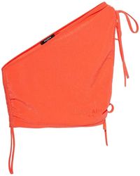 Balmain - One-Shoulder Tie Top - Lyst
