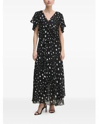 Joseph Ribkoff - Polka-Dot Midi Dress - Lyst
