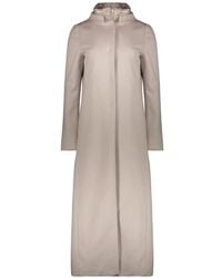 Herno - Padded-Collar Cashmere Coat - Lyst