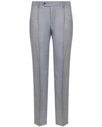 PT Torino - Pleated Tailored Trousers - Lyst