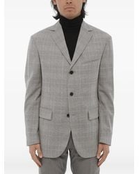 Corneliani - Checked Single-Breasted Jacket - Lyst
