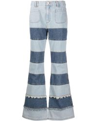 ANDERSSON BELL - Mahina Patchwork-stripe Jeans - Lyst