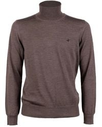 Brooksfield - Roll-Neck Logo Sweater - Lyst