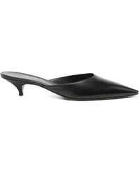 The Row - Liisa Leather Mules - Lyst