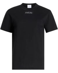 Patou - Logo-Appliqué T-Shirt - Lyst