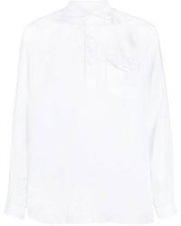 Lardini - Linen Long-sleeve Shirt - Lyst