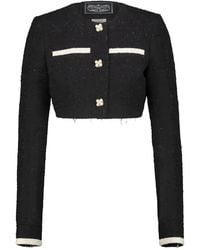 Vetements - Cropped Tweed Jacket - Lyst