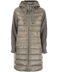 Herno - Hooded Quilted Down Coat - Lyst