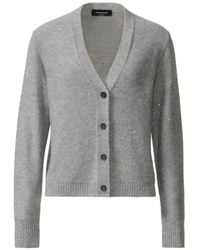 Fabiana Filippi - Sequin-Embellished V-Neck Cardigan - Lyst