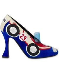 Moschino - Car-Patchwork Pumps - Lyst