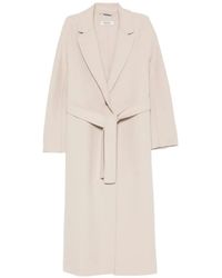 Max Mara - Esturia Belted Notch-Lapel Coat - Lyst