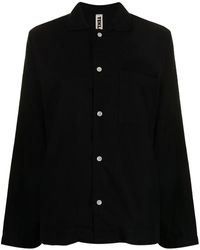 Tekla - Poplin Pajama Shirt - Lyst