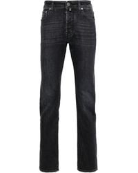 Jacob Cohen - Jeans Mit Logo-Patch - Lyst