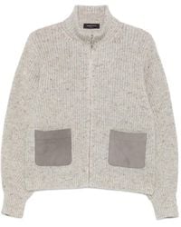 Fabiana Filippi - Patch-Pocket Zip-Up Cardigan - Lyst