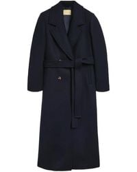 Momoní - Elin Double-Breasted Belted Coat - Lyst