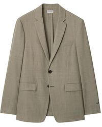 Burberry - Wool Tailored Jacket - Lyst