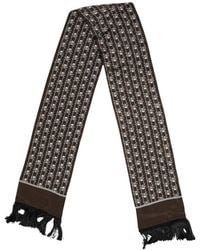 Dolce & Gabbana - Skull-Print Fringed Scarf - Lyst