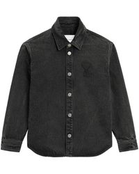 Ami Paris - Ami De Coeur Katoenen Shirtjack - Lyst