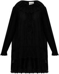 Isabel Marant - Lenora Embroidered Cotton Mini Dress - Lyst