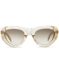 Mr. Leight - Reveler S Oval-Frame Sunglasses - Lyst