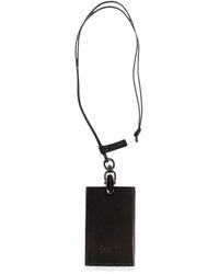 discord Yohji Yamamoto - Leather Card Holder - Lyst