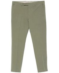 PT Torino - Pressed-Crease Tailored Trousers - Lyst