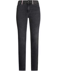 Liu Jo - Rhinestones Skinny Jeans - Lyst