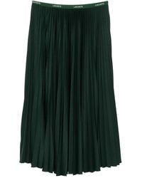 Lacoste - Logo-Waistband Pleated Skirt - Lyst