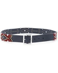 Golden Goose - Studded Pony-Hair Belt - Lyst