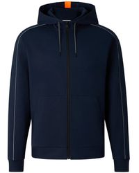 Bogner Fire + Ice - Uday Piping-Detail Zip-Up Hoodie - Lyst