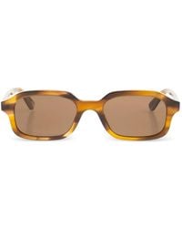 McQueen - Rectangle-Frame Sunglasses - Lyst