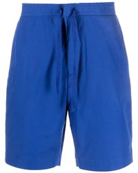 Officine Generale - Joaquim Drawstring-Waist Cotton Shorts - Lyst
