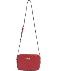 Roberto Cavalli - Quilted Logo Shoulder Bag - Lyst