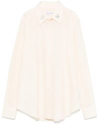 Maison Labiche - Camicia Con Trama Seersucker - Lyst