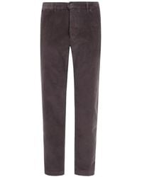 Incotex - Corduroy Cotton Trousers - Lyst