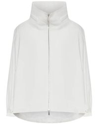 Moorer - Zip High-Neck Jacket - Lyst