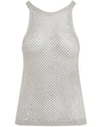 Tom Ford - Lurex Knit Viscose Top - Lyst