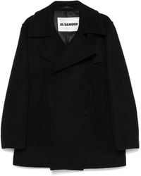 Jil Sander - Kaban Wool Coat - Lyst
