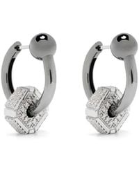 Eera - 18Kt Mini Hoop Earrings - Lyst