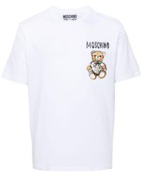 Moschino - T-shirt en coton à motif Teddy Bear - Lyst